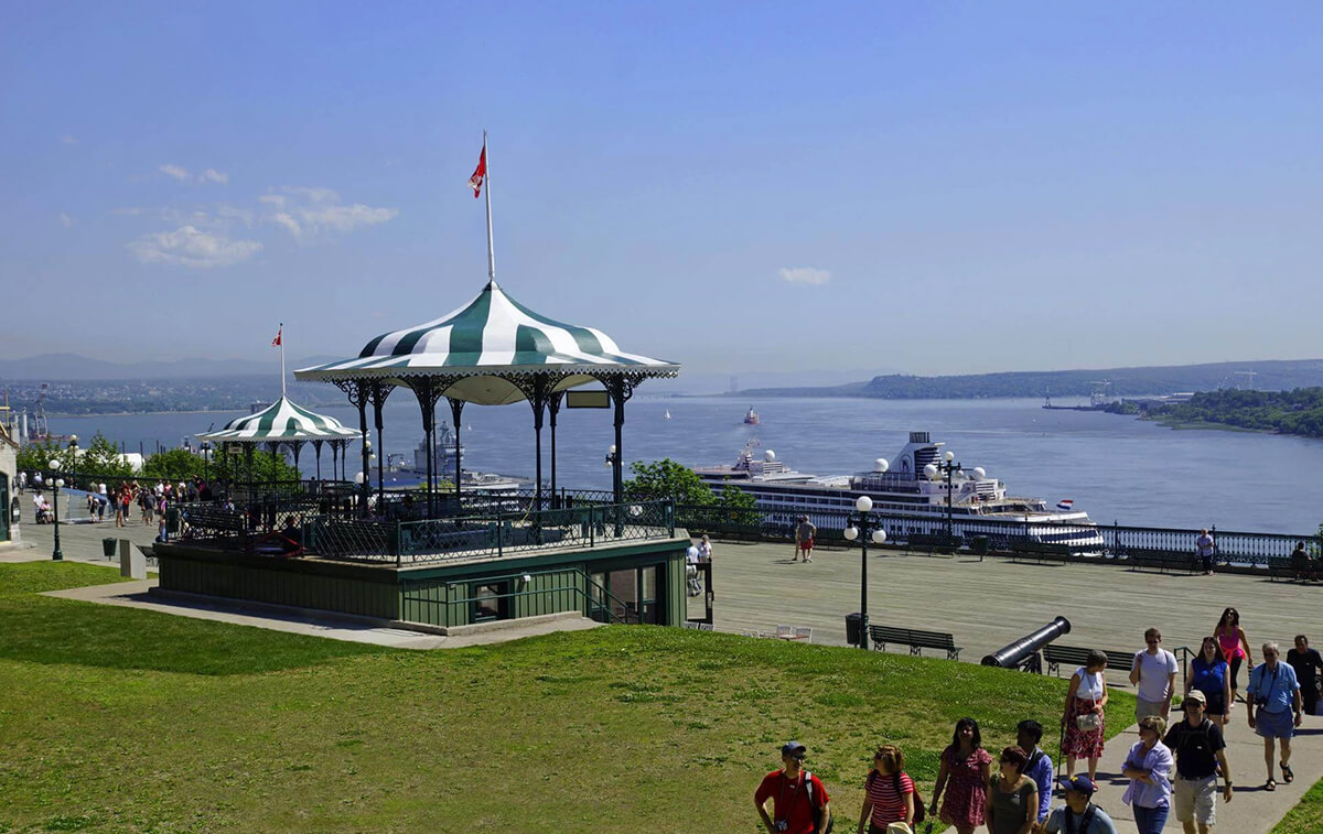 La terrasse Dufferin